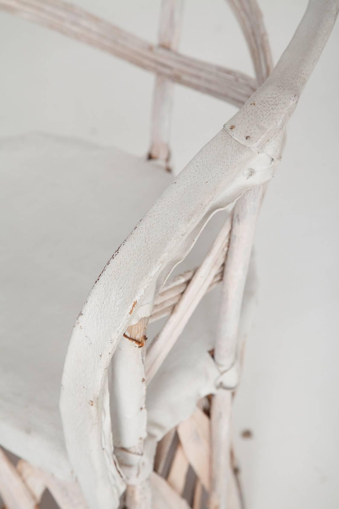 Mexican Whitewashed Equipale Chairs
