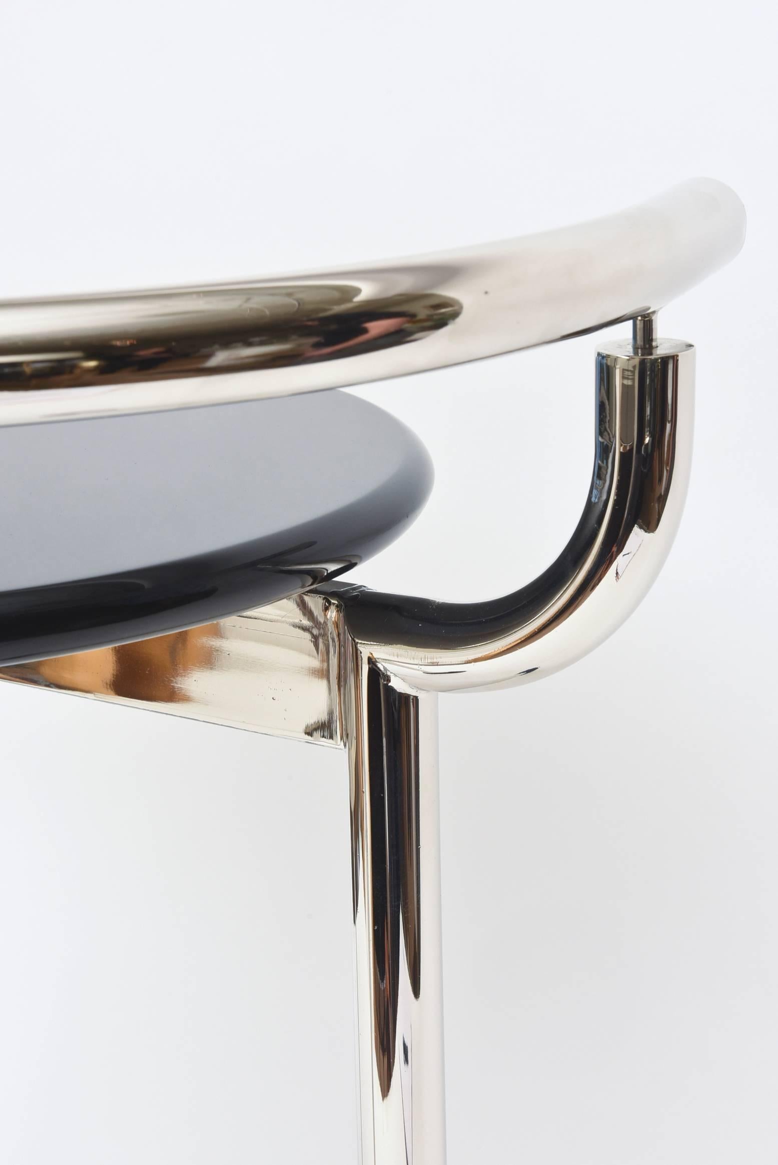 Memphis Style Sculptural Side/Vanity Chair 1