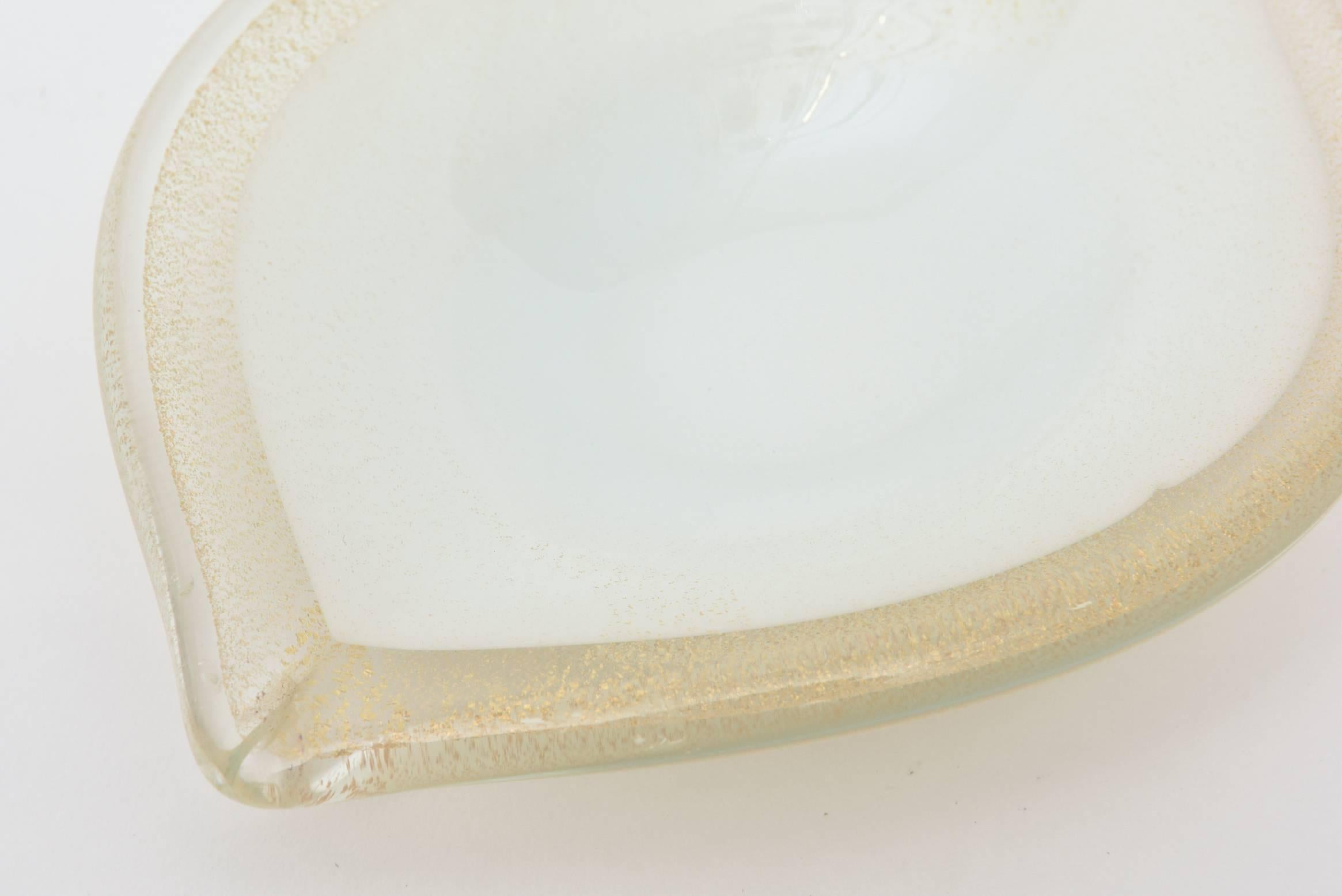 Pair of Barovier e Toso Italian Murano Teardrop Glass Bowls 3