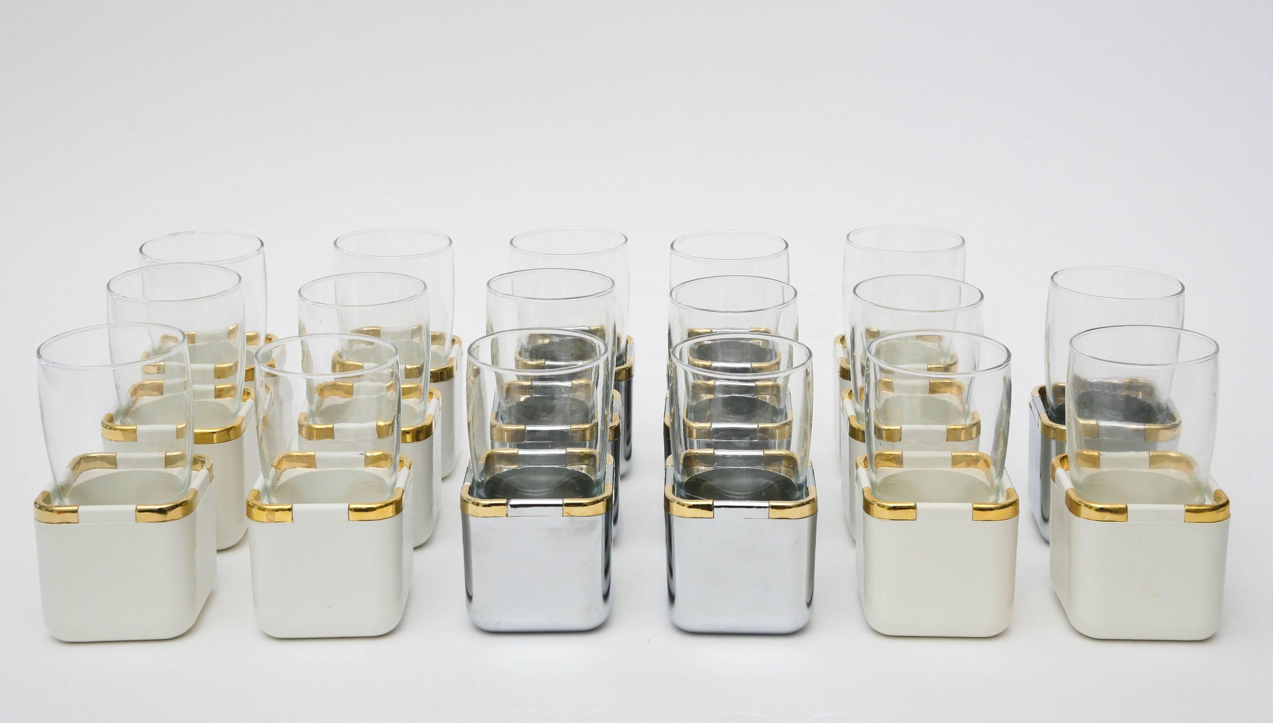 gold plated drinking glasses