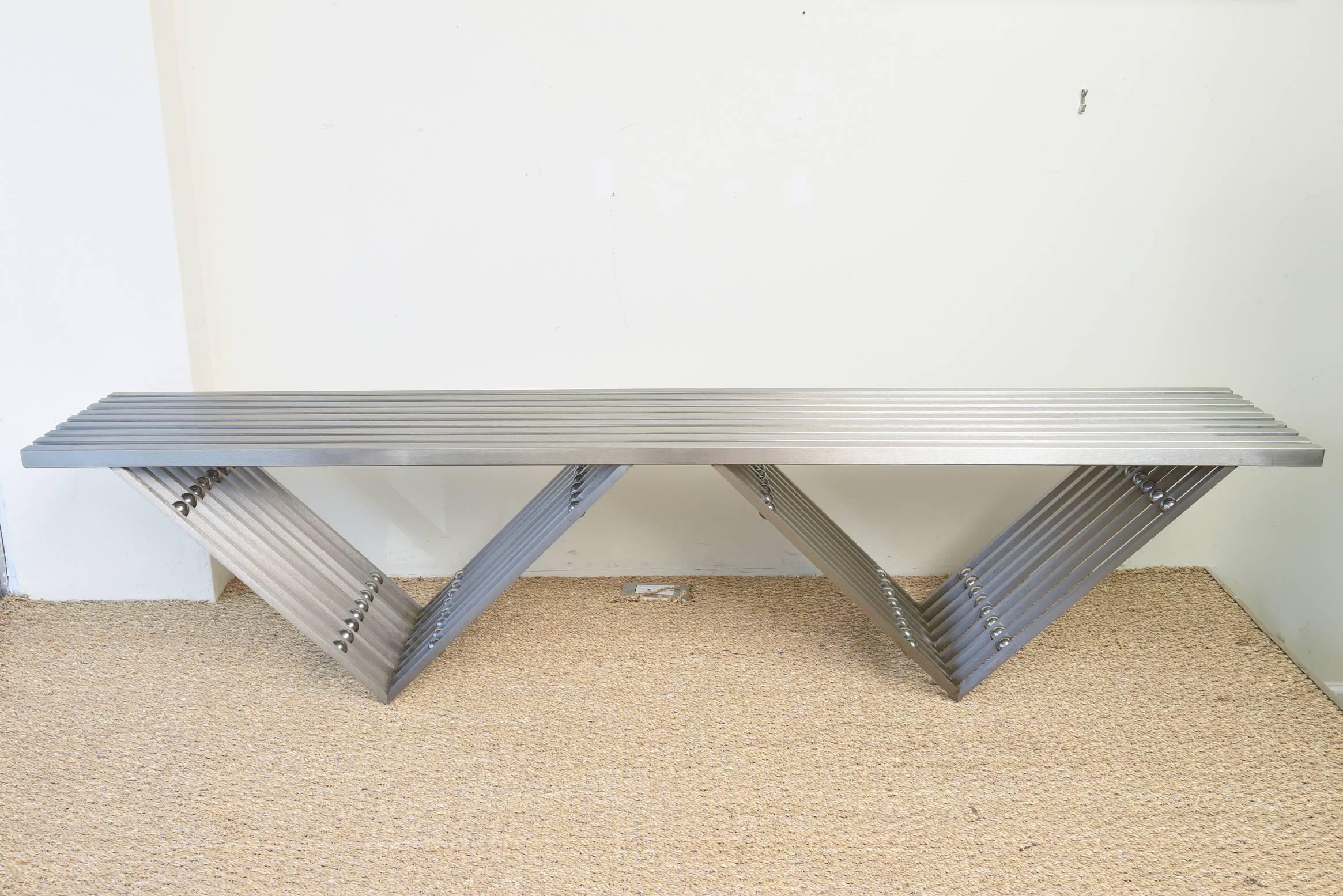 This fantastic signed limited edition sculptural bench by Glen Mayo is entitled the