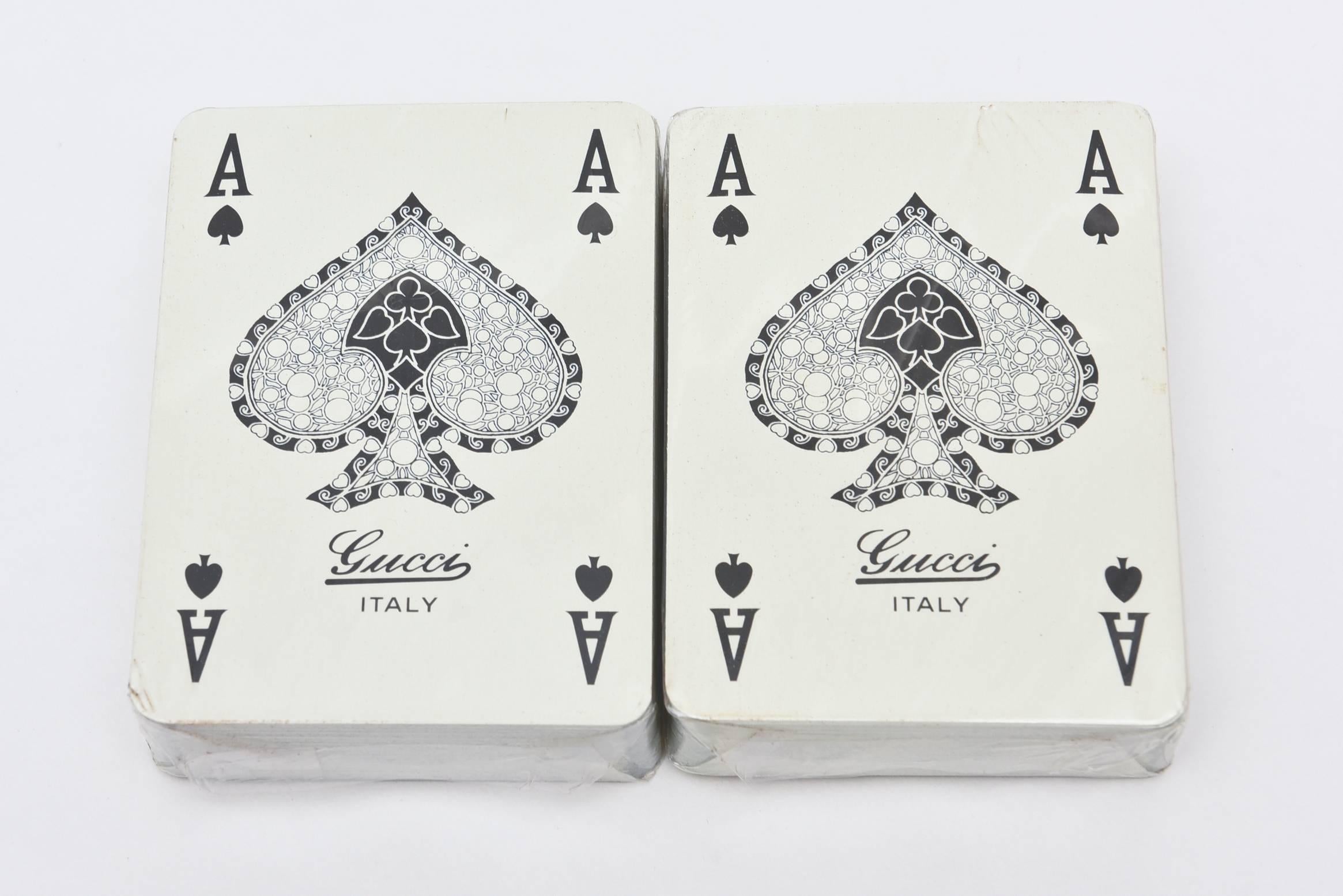Classical Roman Set of Iconic Vintage Gucci Playing Cards