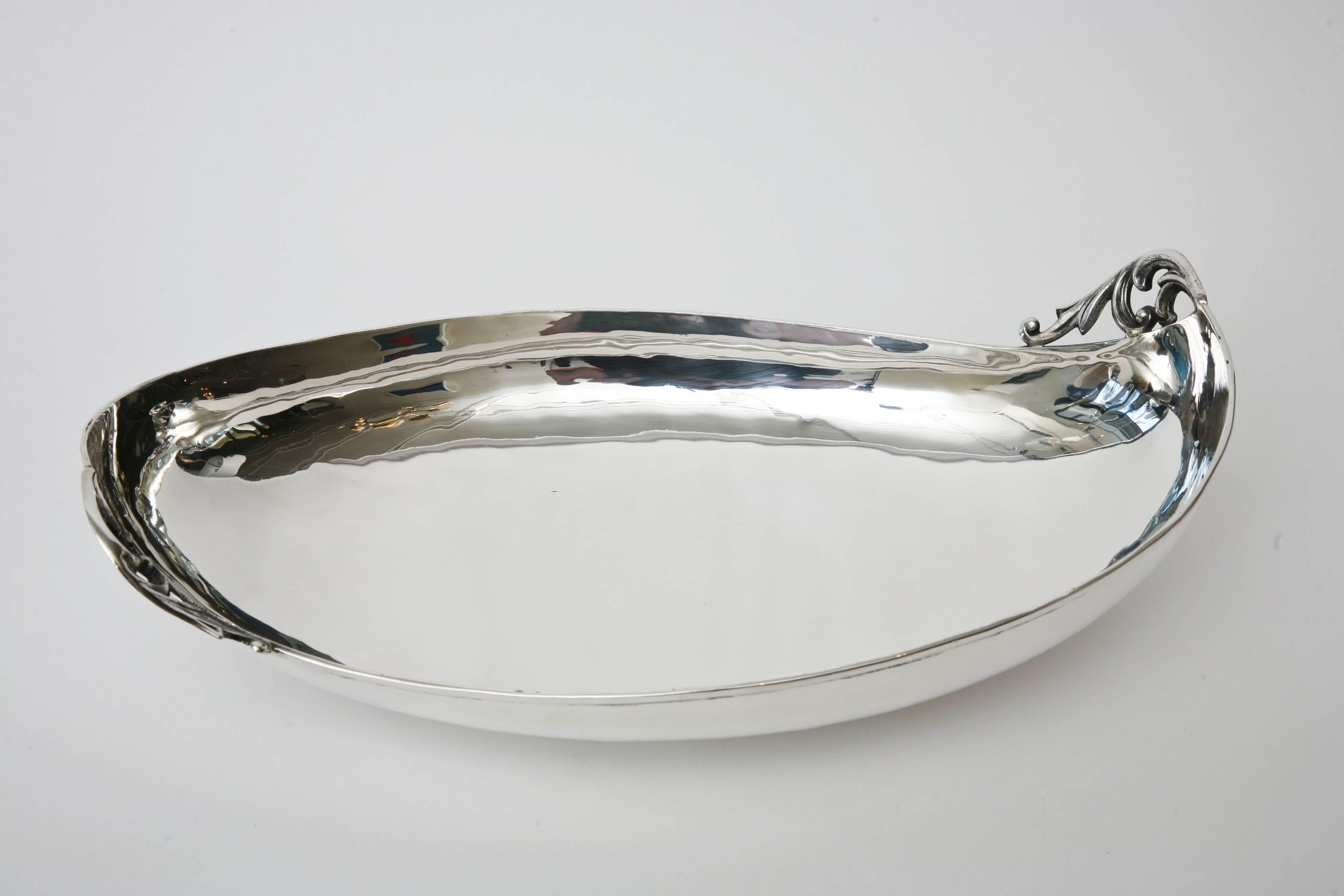 Sterling Silver Vintage Bowl by C. Zurita Hallmarked Mid-Century Modern 2