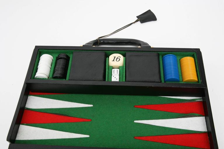 Gucci Backgammon Set, 1980s Italy