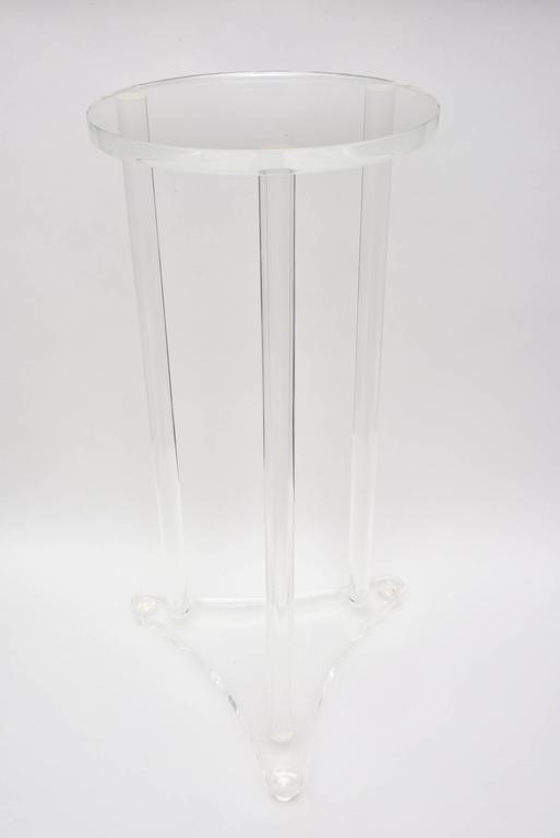 Lucite Art/Sculpture Pedestal Stand at 1stDibs lucite pedestal stand