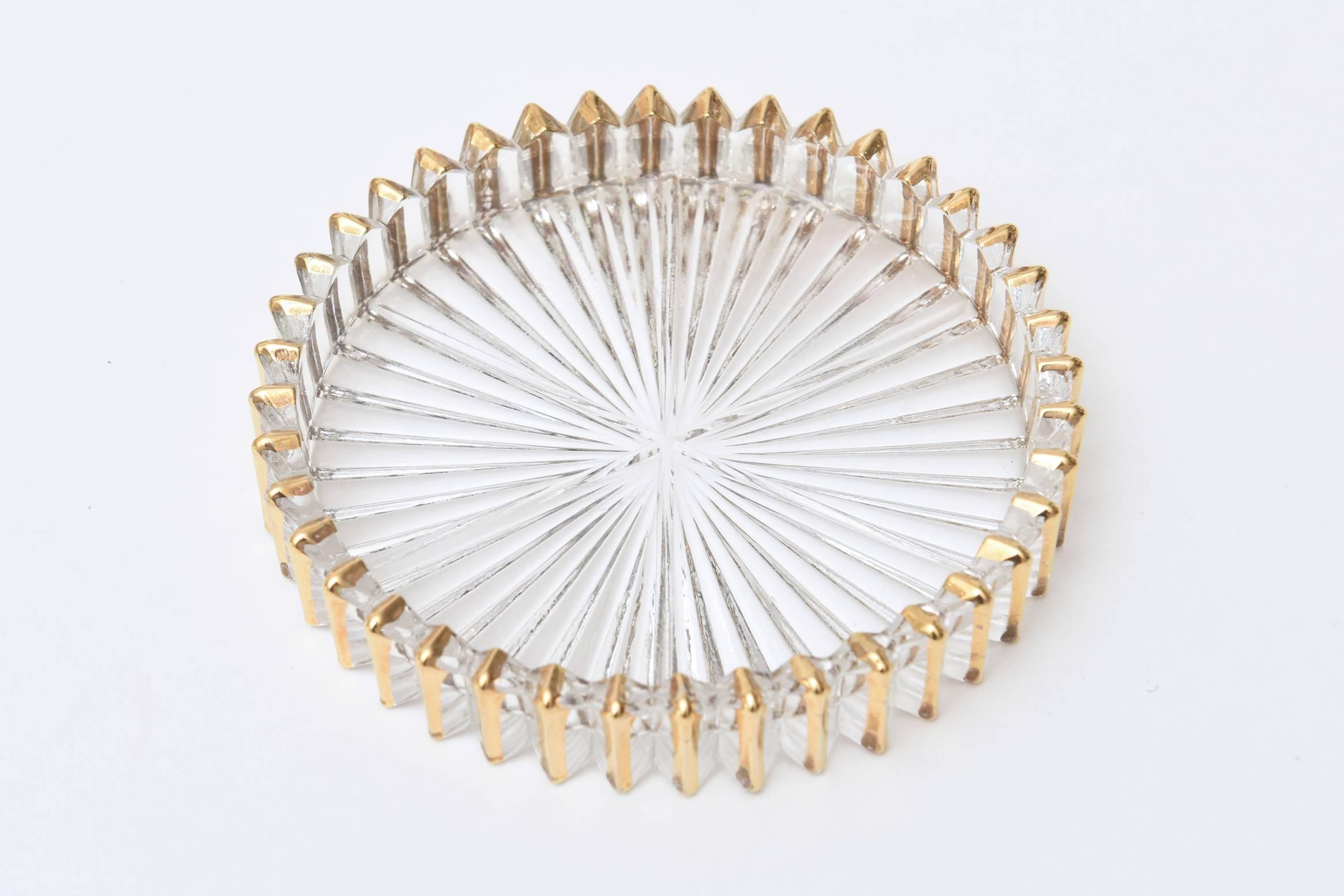 Mid-20th Century 25 Piece Collection of Gold-Plated over Glass Shoji Screen/Greek Key Barware