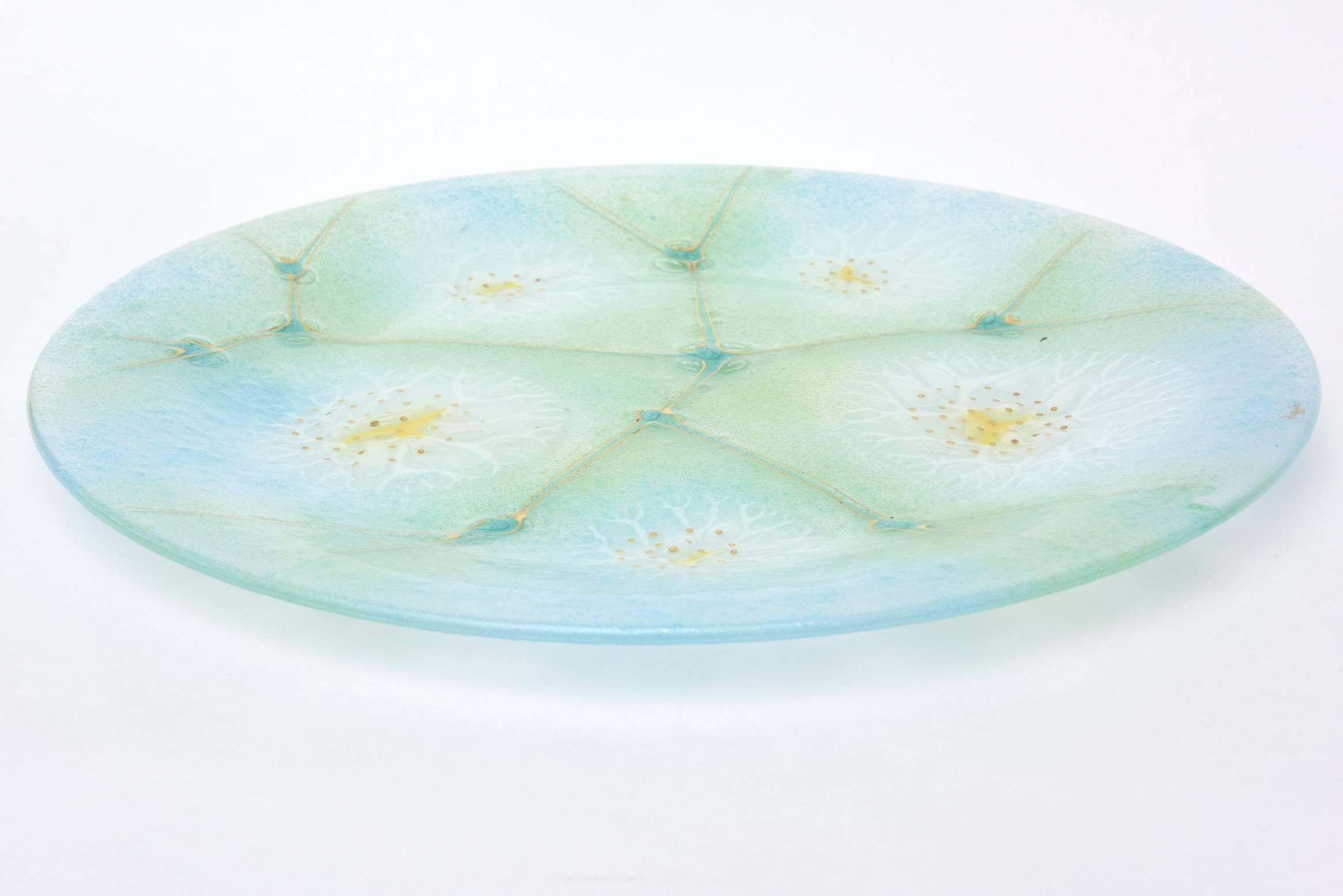 turquoise charger plates