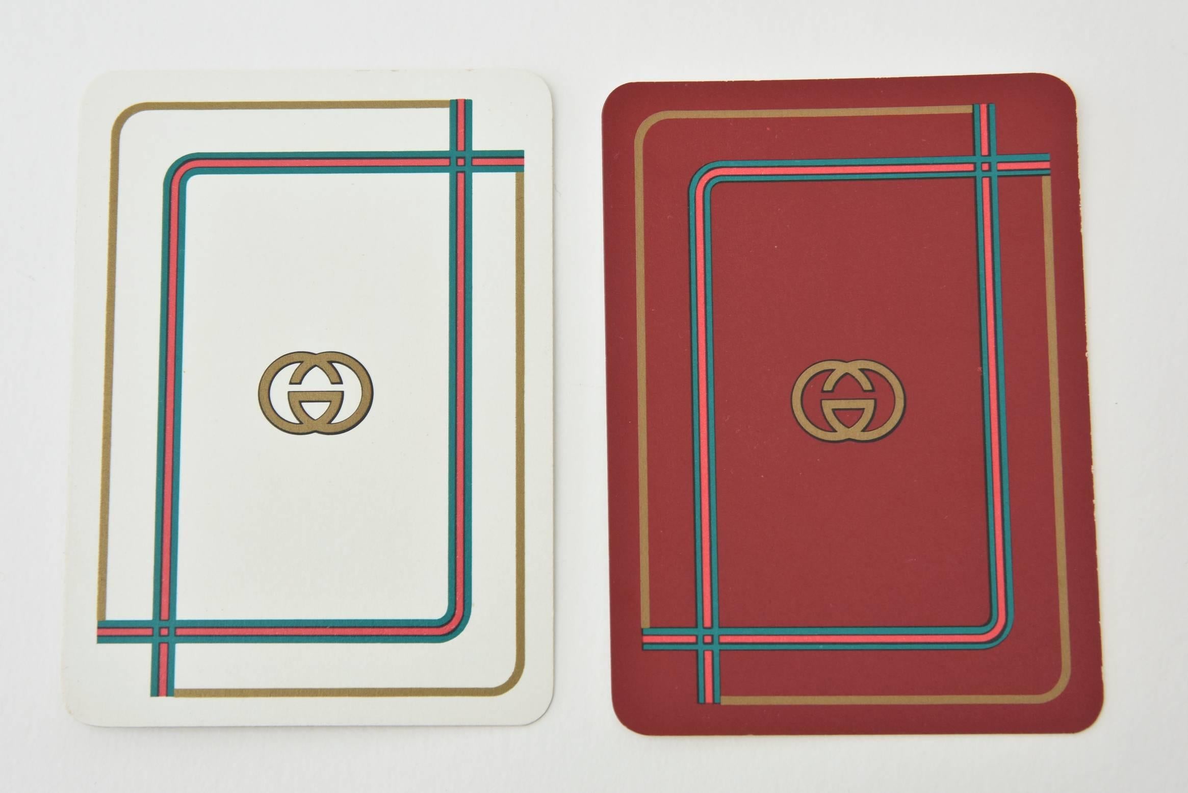 gucci playing cards set