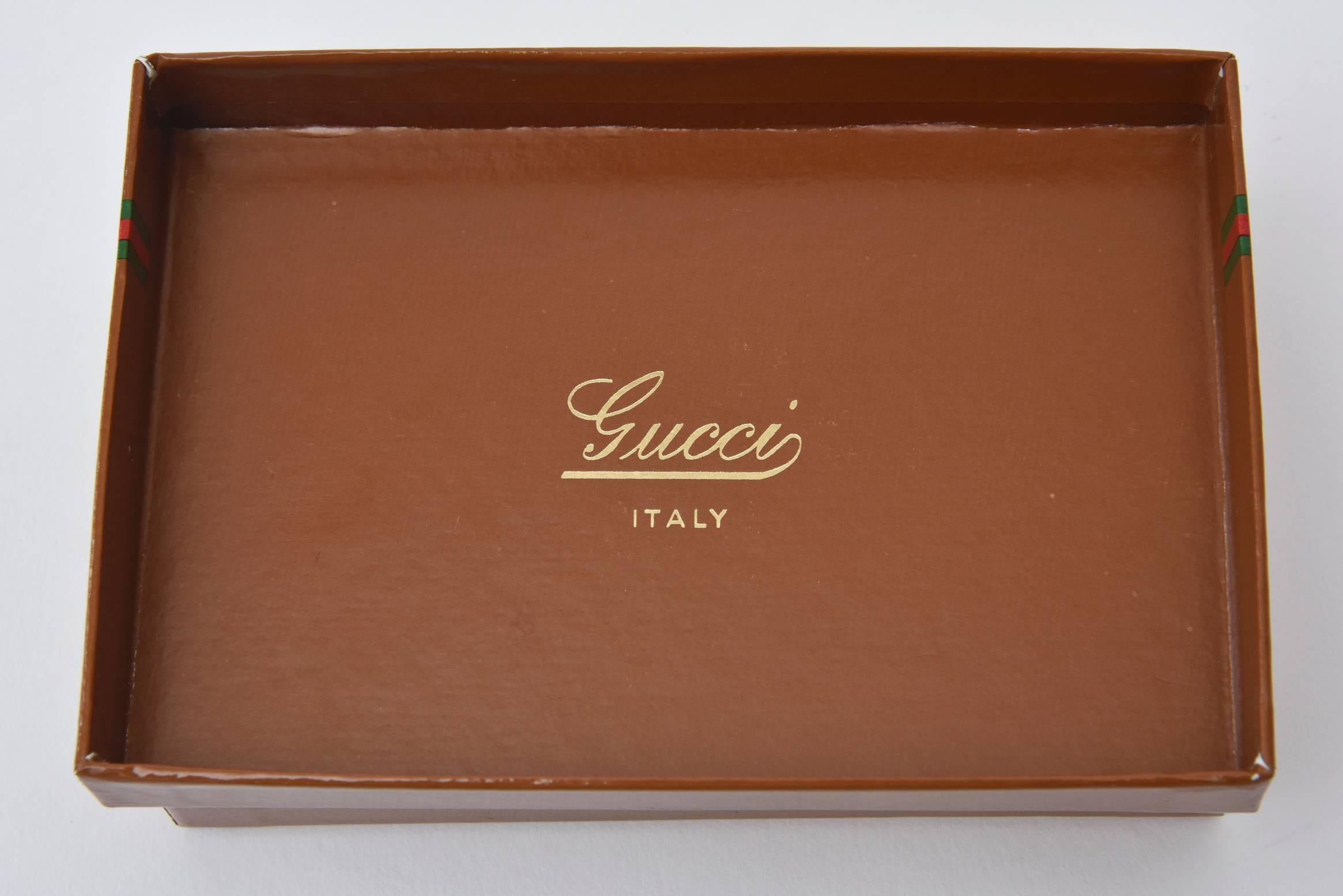 Set of Vintage Gucci Playing Cards In Excellent Condition In North Miami, FL