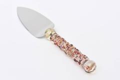 Andrea Zangzella English Stainless Steel and Colorful Glass Ball Serving Piece