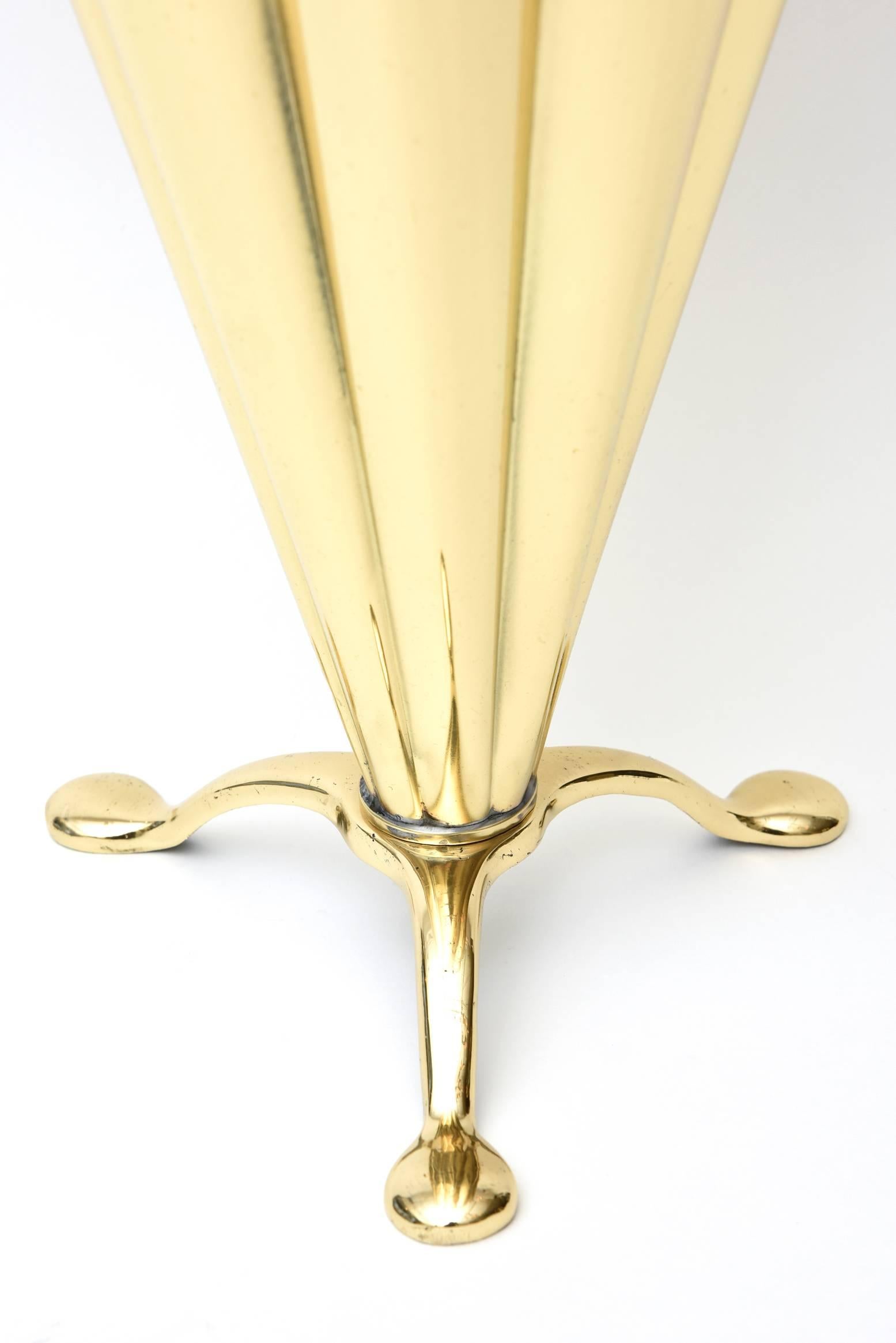Italian Brass Vintage Umbrella Stand/Holder / SATURDAY SALE 2