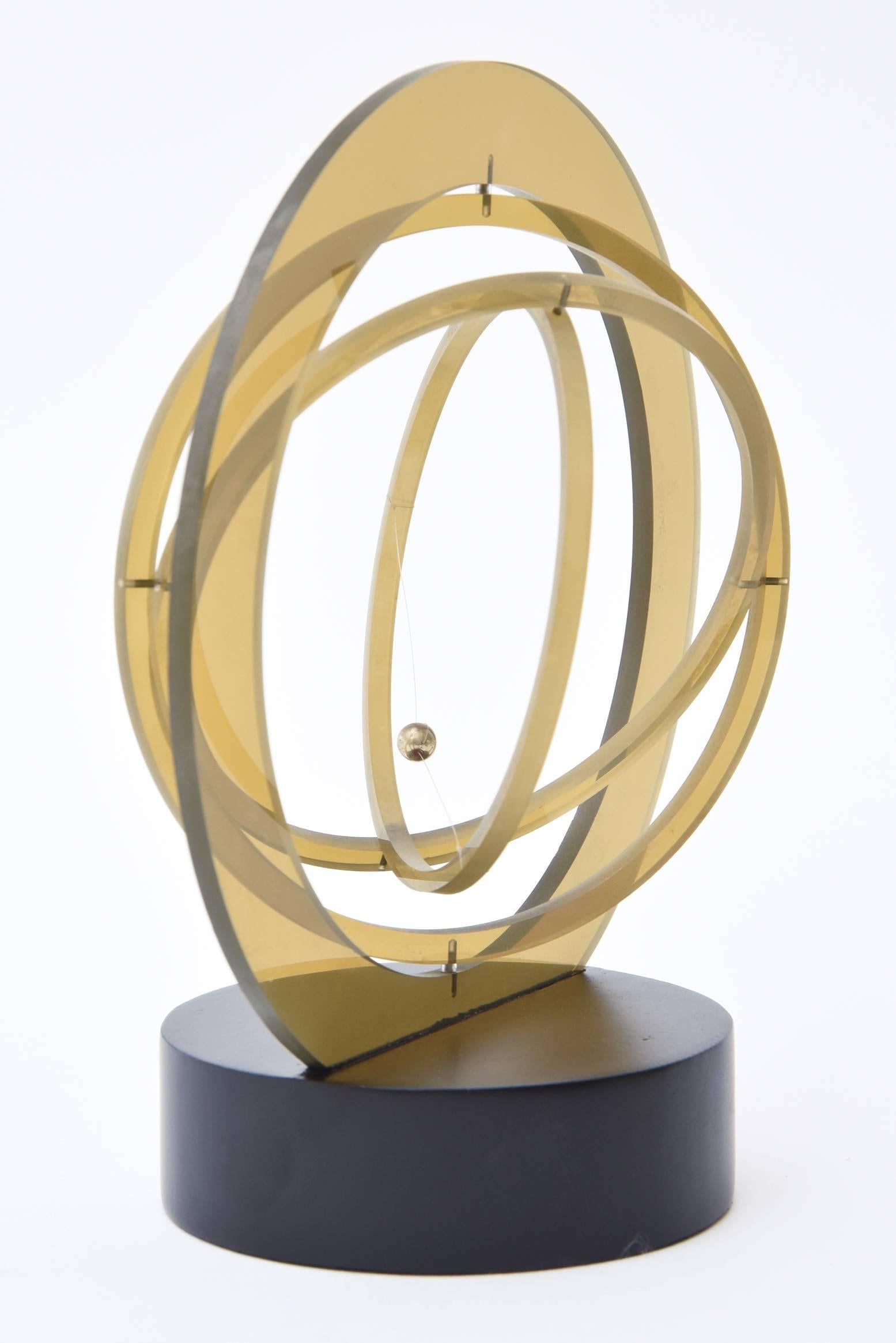 atomic lucite sculpture