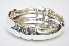 Vintage Hand Hammered  Silver Plate Italian Bowl or Serving Bowl