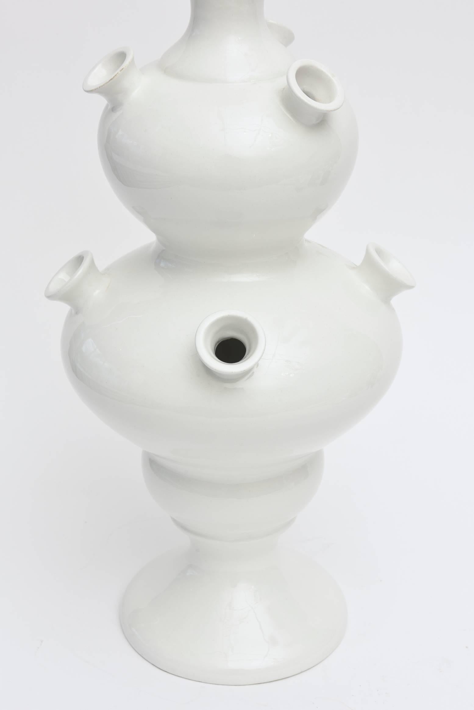 Late 20th Century Sculptural Sensual Italian Ceramic Vessel, Vase or Object