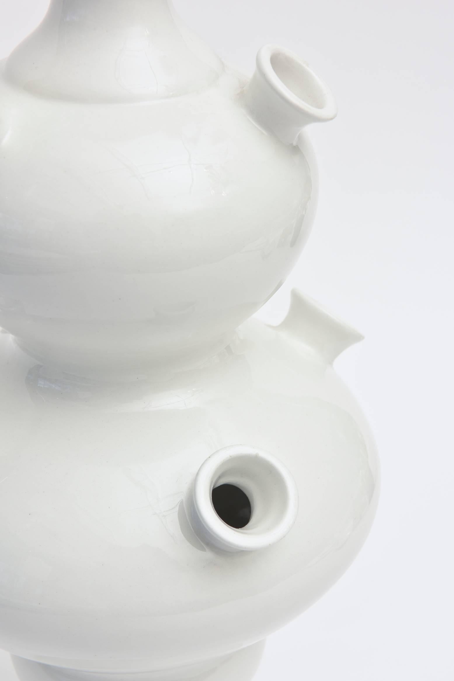 Sculptural Sensual Italian Ceramic Vessel, Vase or Object 1