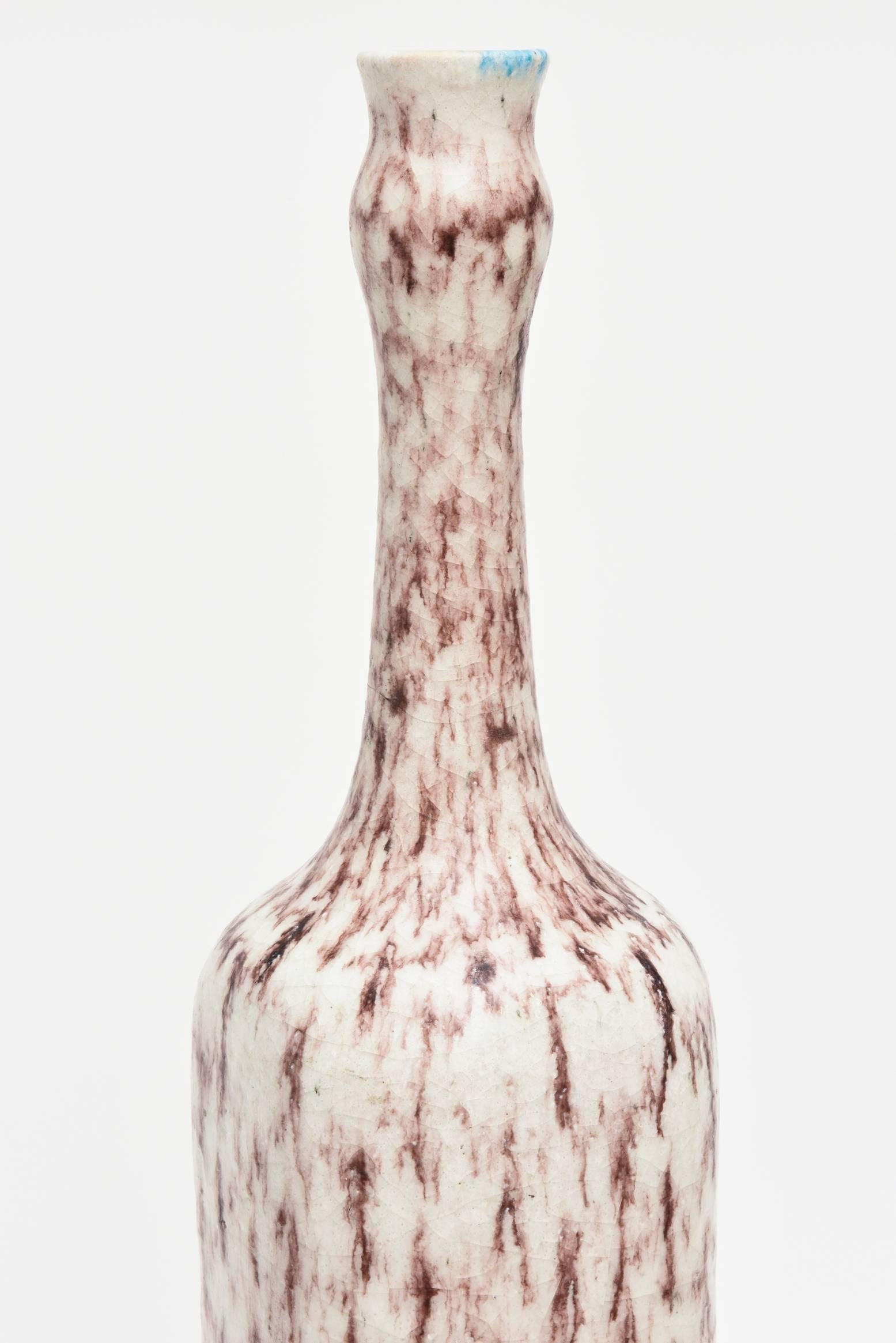 Guido Gambone Glazed Ceramic Vessel Sculpture Mid-Century Modern 4