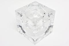 Italian Alessandro Albrizzi Square Etched World Globe Ice Bucket / SAT. SALE