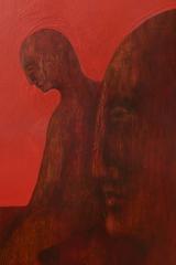 Vintage Signed Natalie Cole Oil on Board Painting "Lady Godiva" Custom Framed