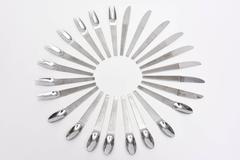 Stainless Steel Flatware Carl Auböck Attributed Modernist