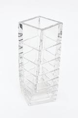 Rosenthal Mid-Century Modern Twisted Glass Sculptural Vase Vintage