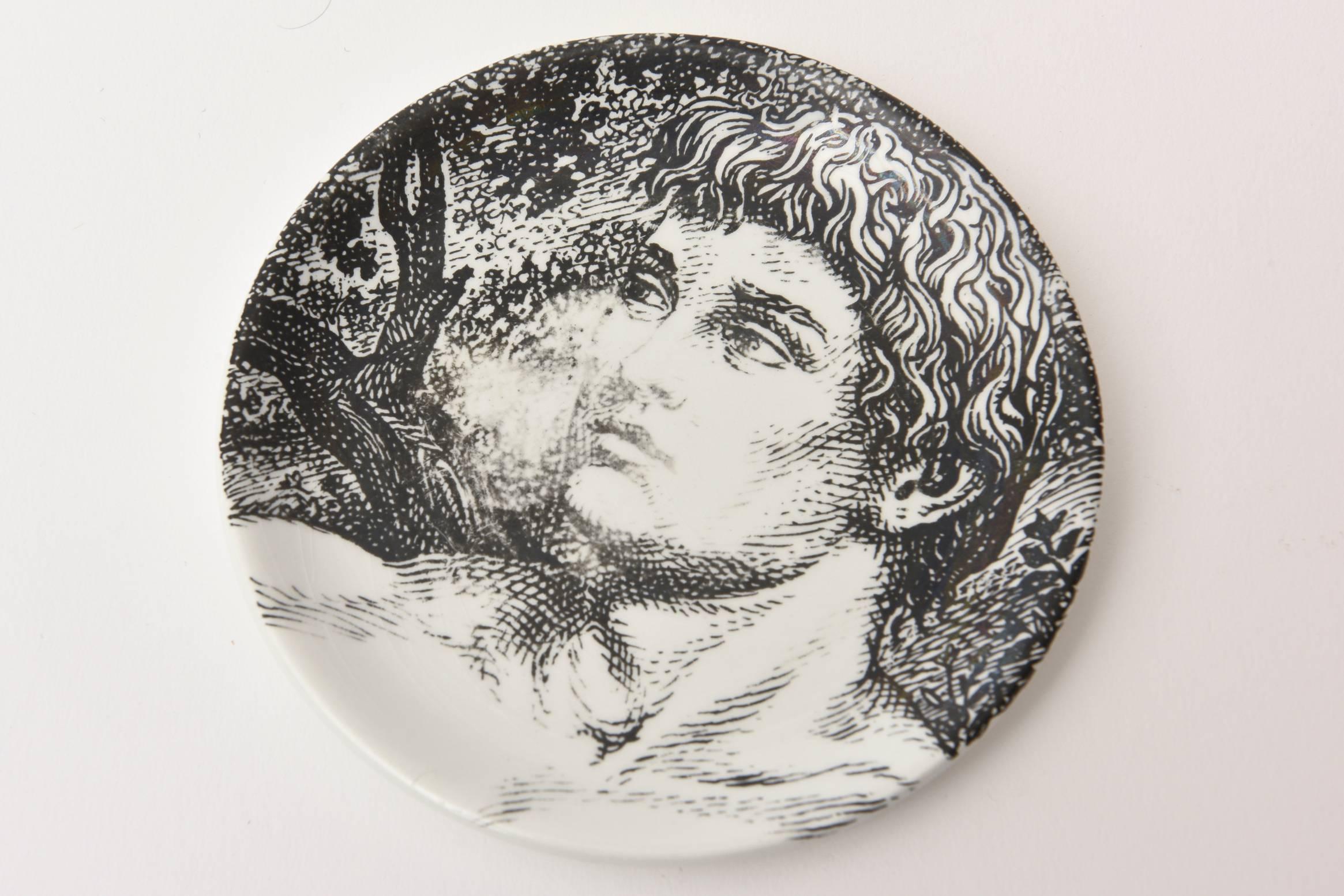 Italian Piero Fornasetti Porcelain Coasters 