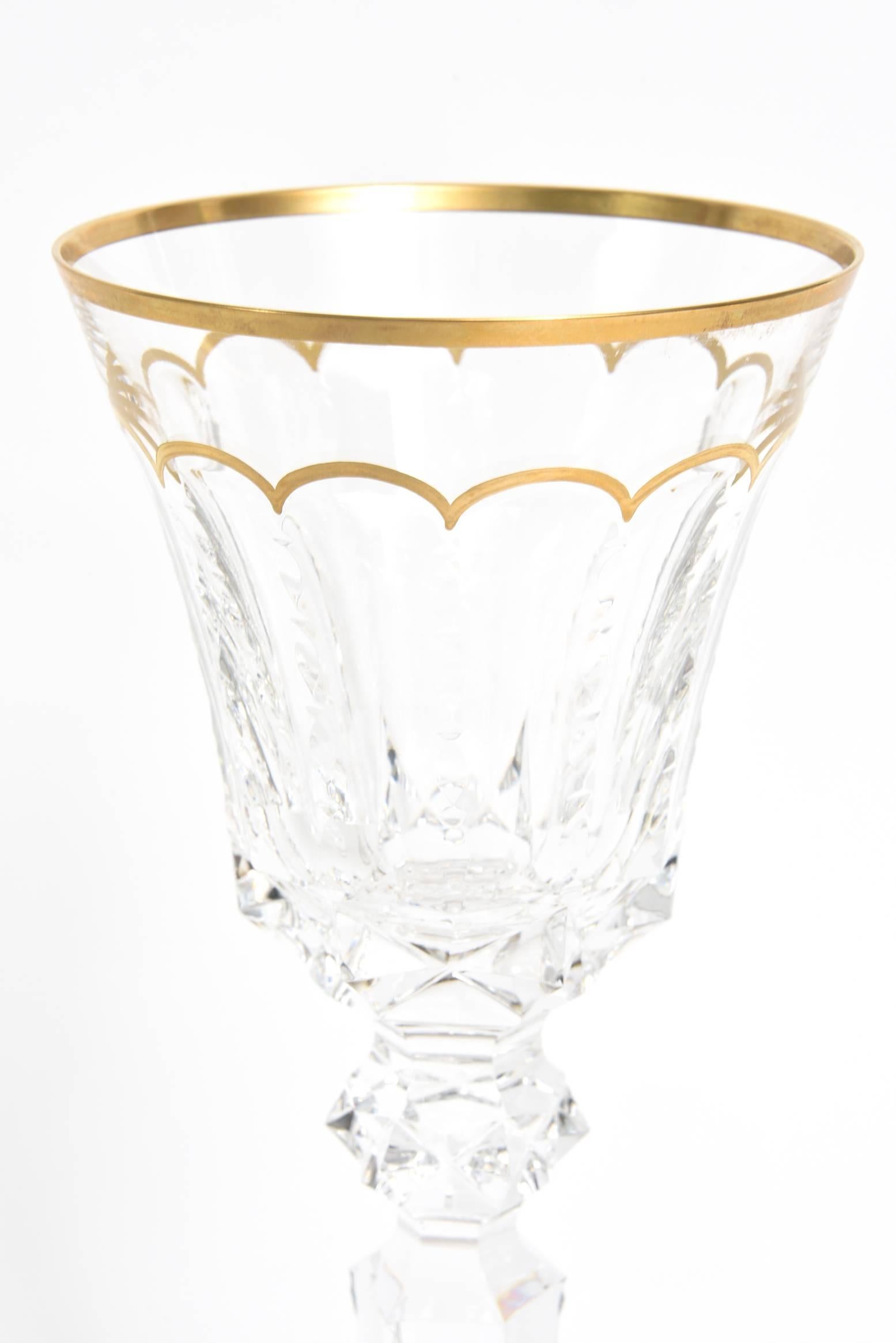 st louis french crystal glasses