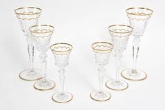 St. Louis French Crystal Tu Y Yo "Excellence" Stemware Set of 6