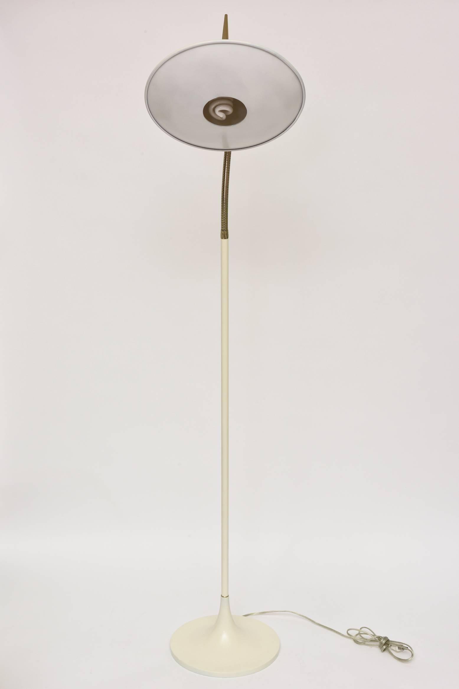 Italian Gio Ponti Style Arched Floor Lamp  2