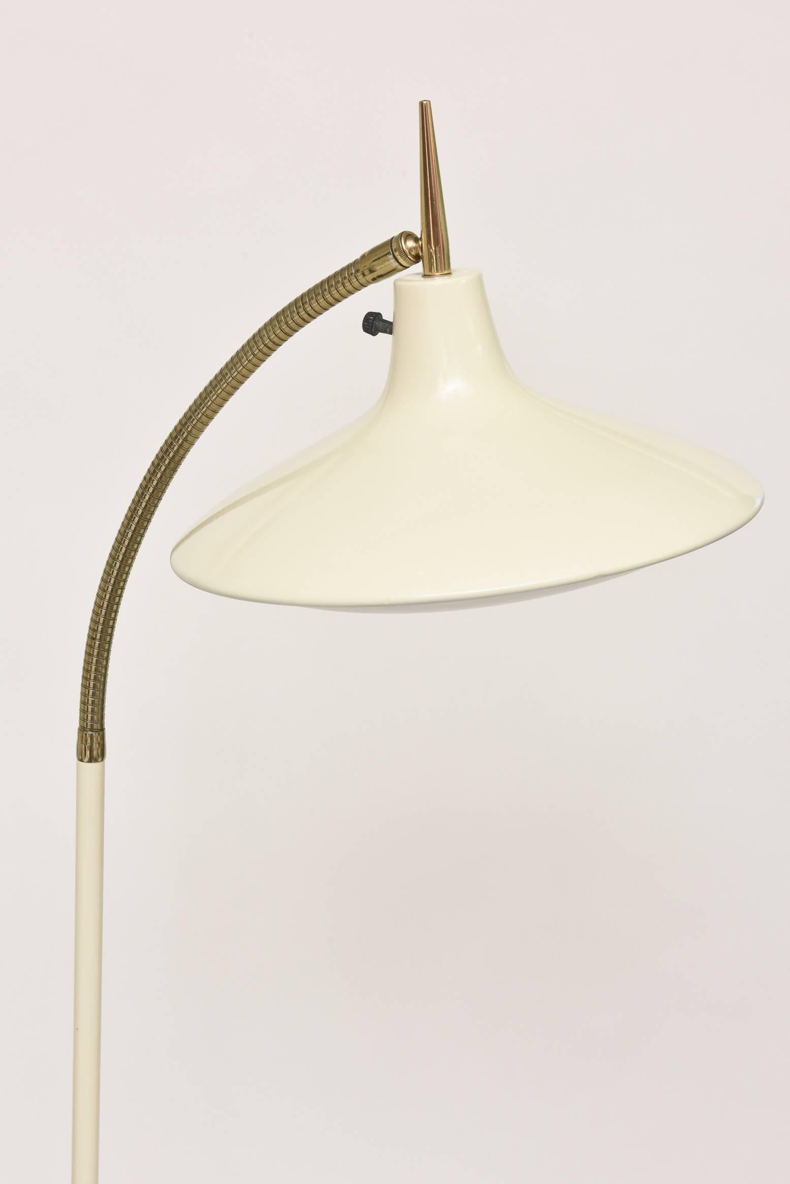 Italian Gio Ponti Style Arched Floor Lamp  4