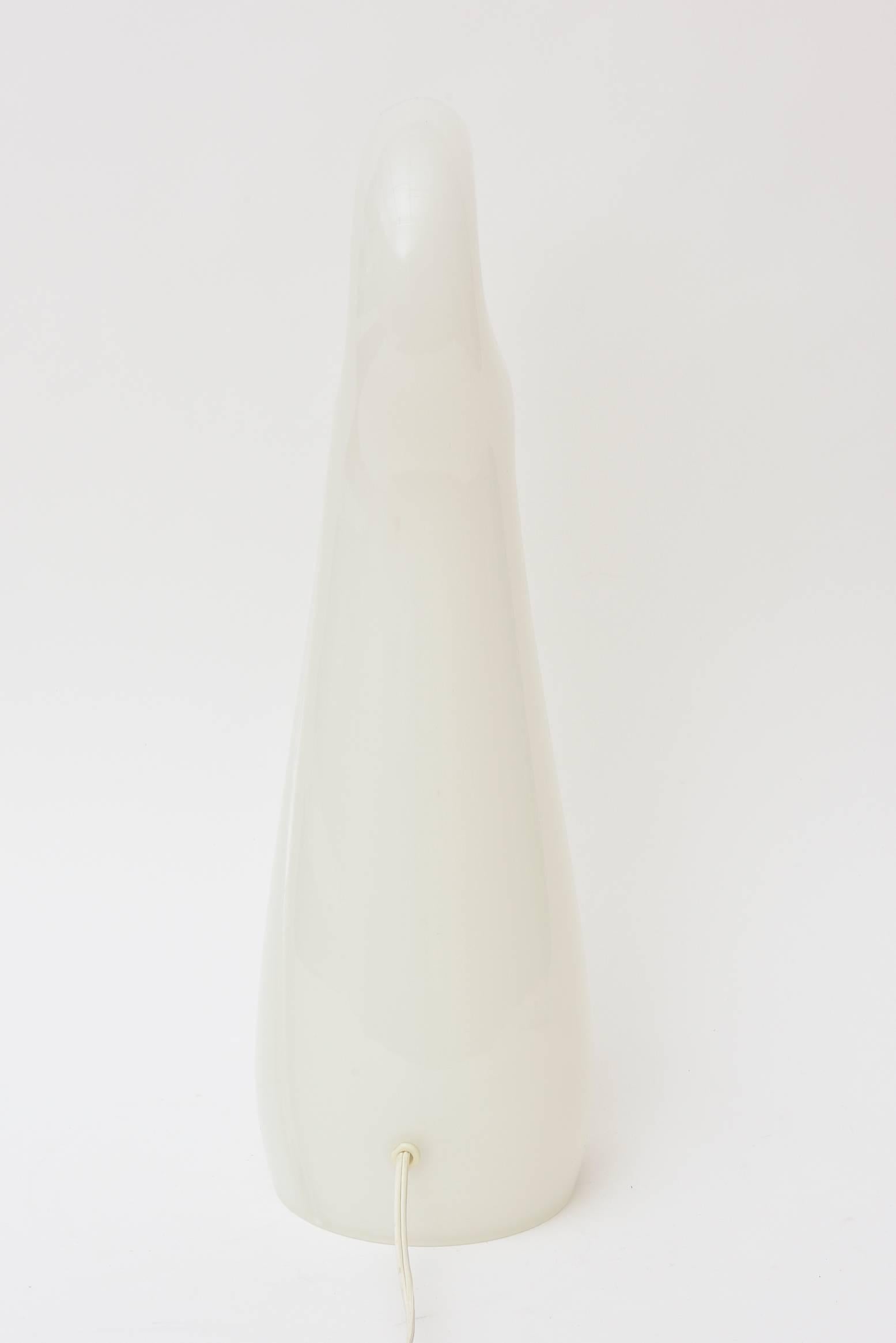 Vistosi Murano Glass Lamp Vintage 1