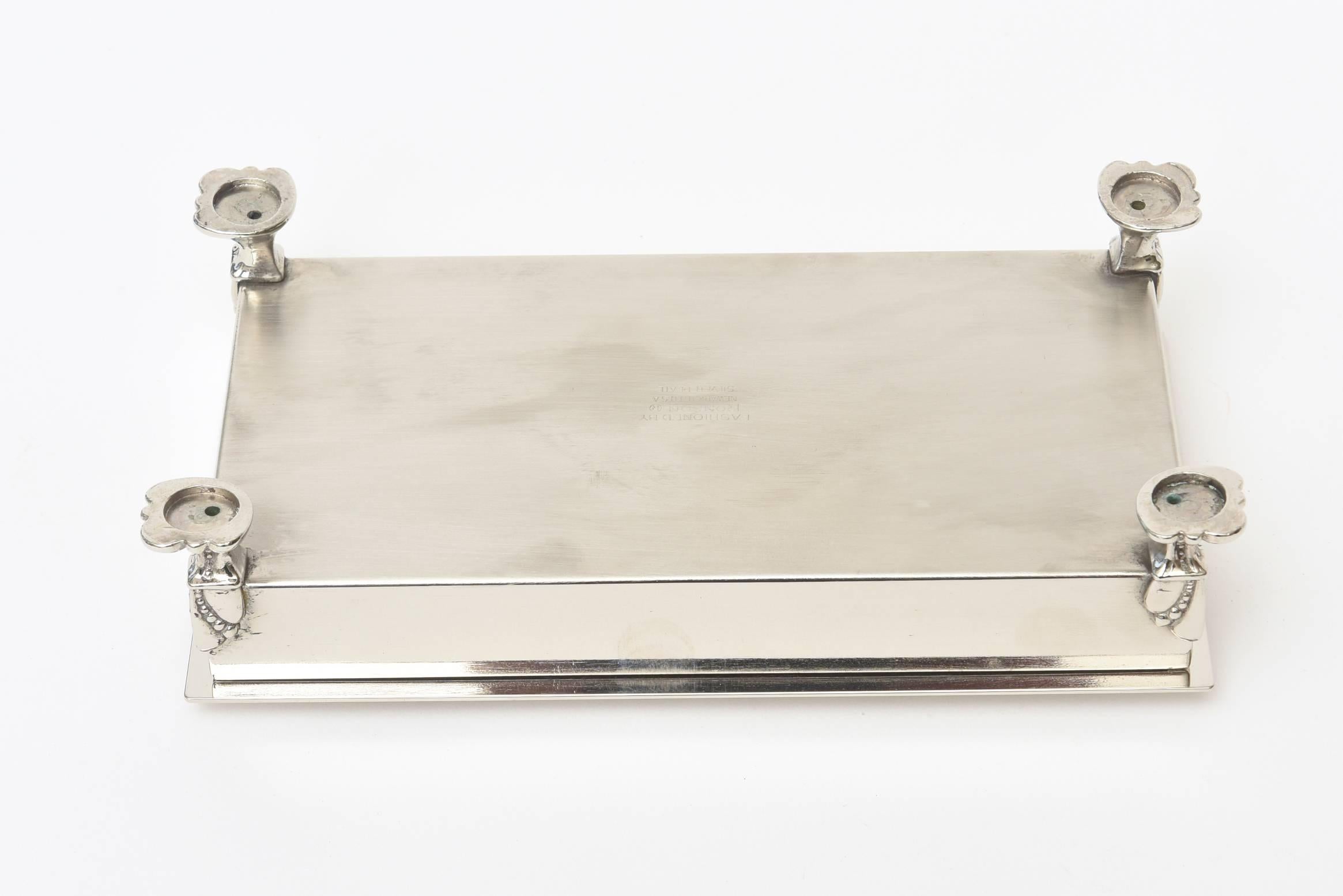 Silver Plate Restored Hinged Box Vintage 2