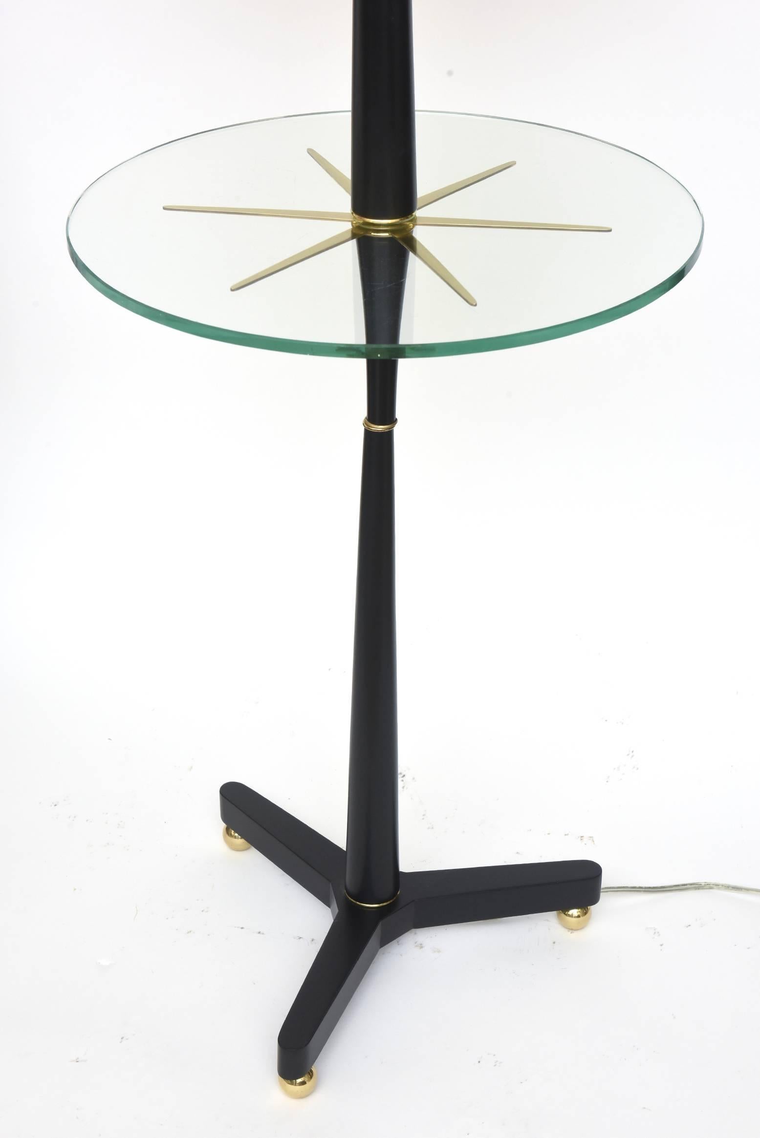 American Tommi Parzinger Tripod Table Floor Lamp Mid-Century Modern