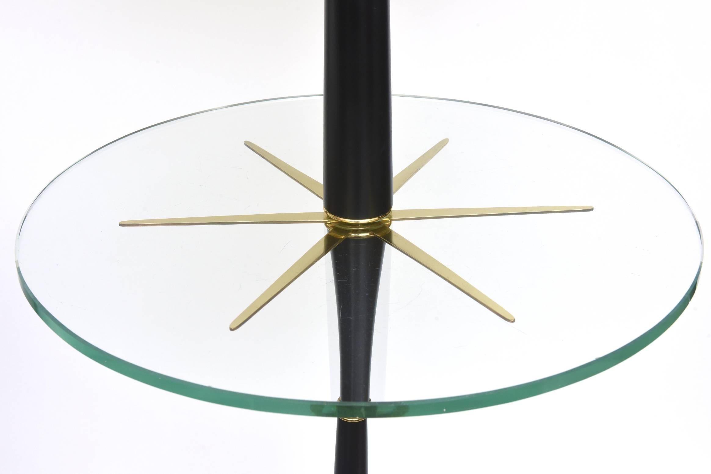 Tommi Parzinger Tripod Table Floor Lamp Mid-Century Modern In Good Condition In North Miami, FL