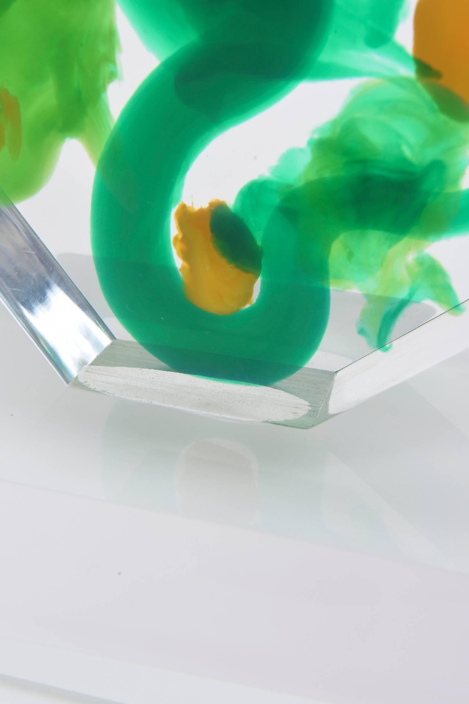 Lucite Abstract Sculpture 4
