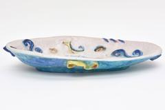 Fabulous Italian Signed Fantoni Salt Glaze Ceramic Studio Bowl