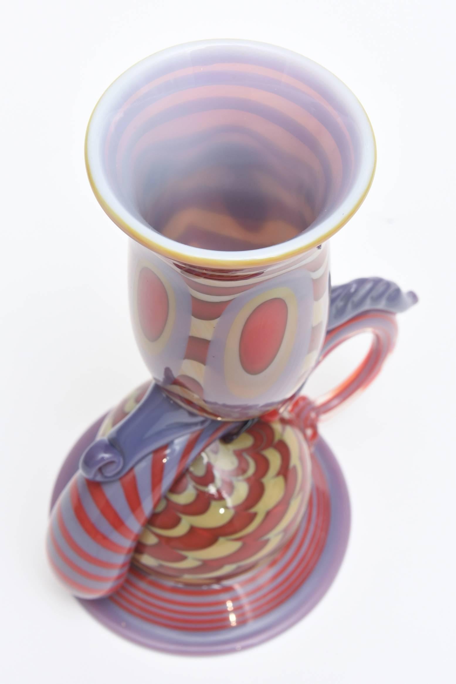 American Robert Levin Glass Sculpture/ Vase / Vessel /FINALE SALE