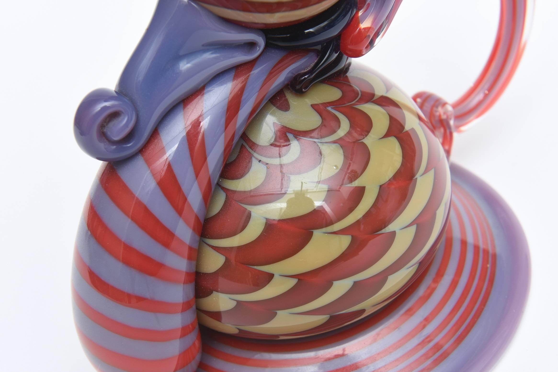 Robert Levin Glass Sculpture/ Vase / Vessel /FINALE SALE In Excellent Condition In North Miami, FL
