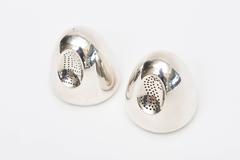 Antonio Pineda Sterling Silver Salz- und Pfefferstreuer Mid-Century Modern