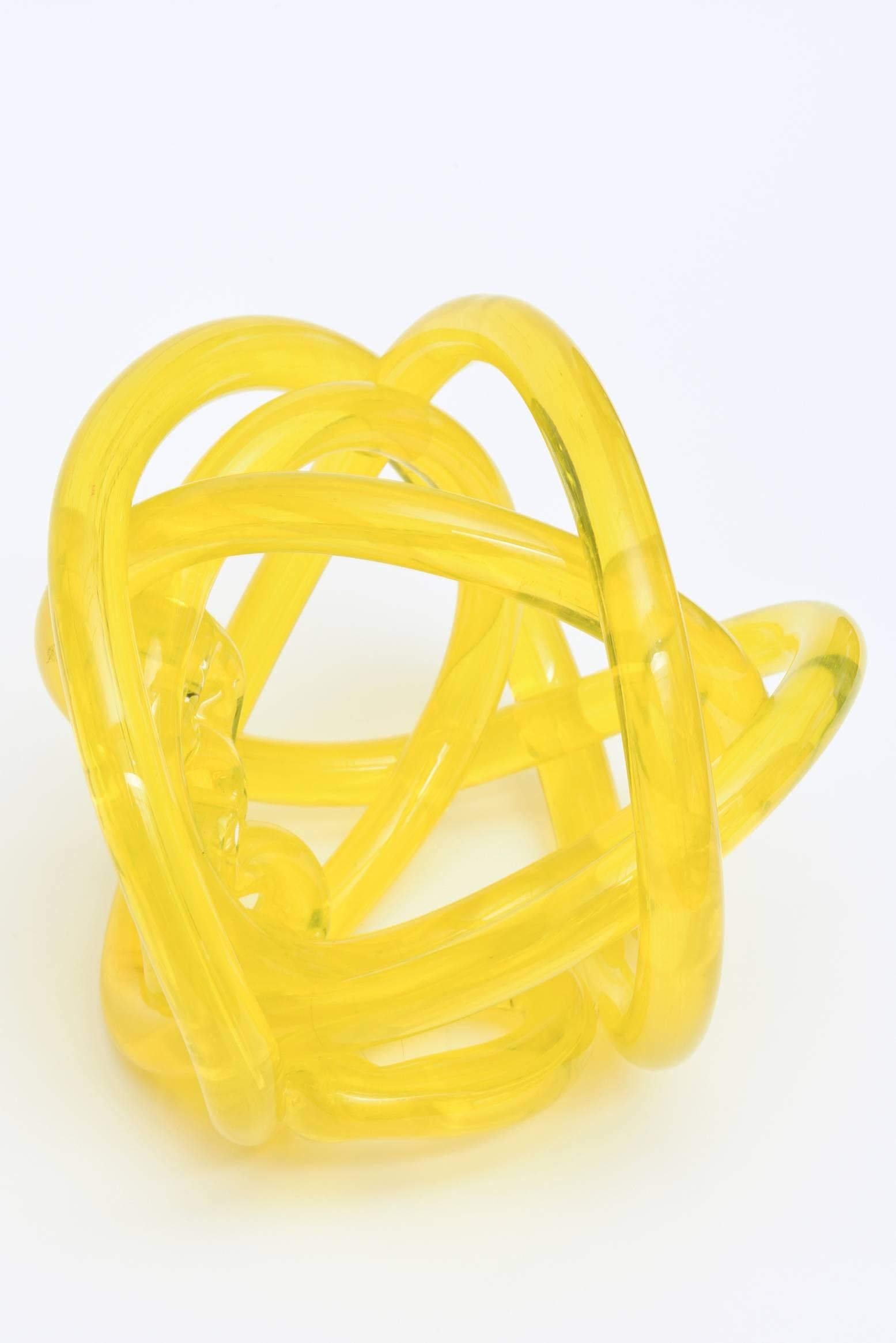 murano glass knot