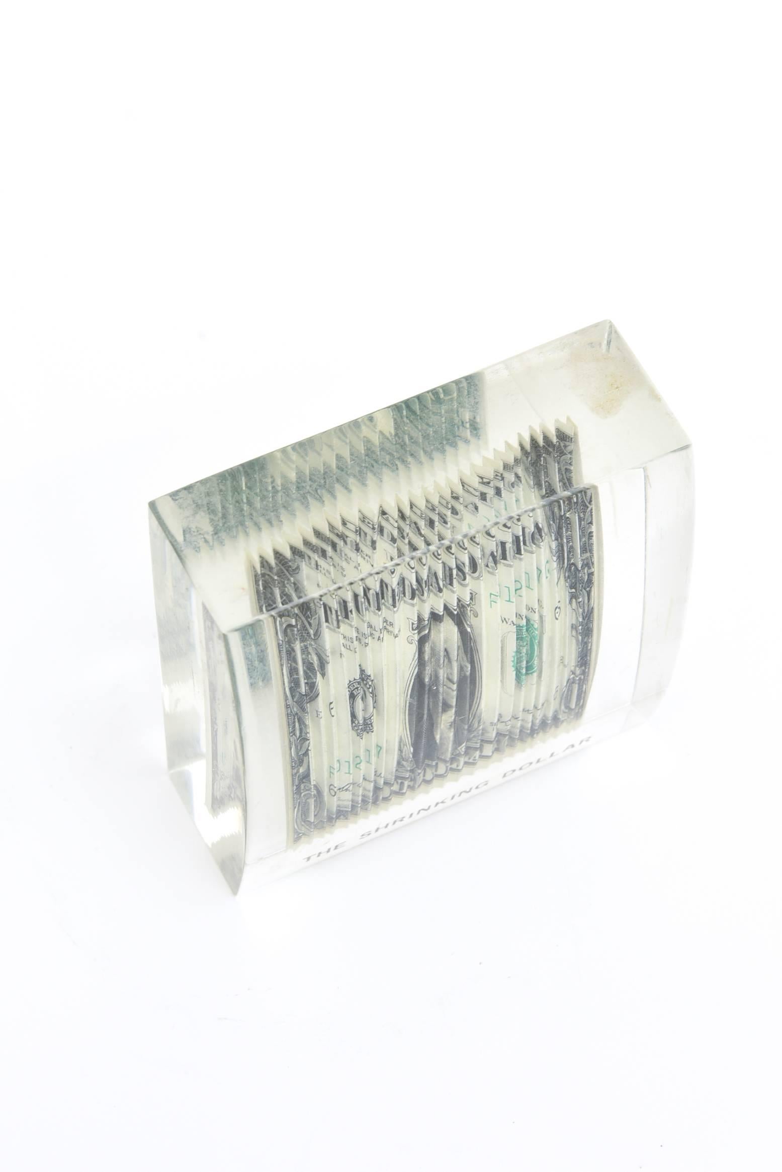 the shrinking dollar