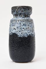 Molten Textural Ceramic West German Lava Vase or Vessel