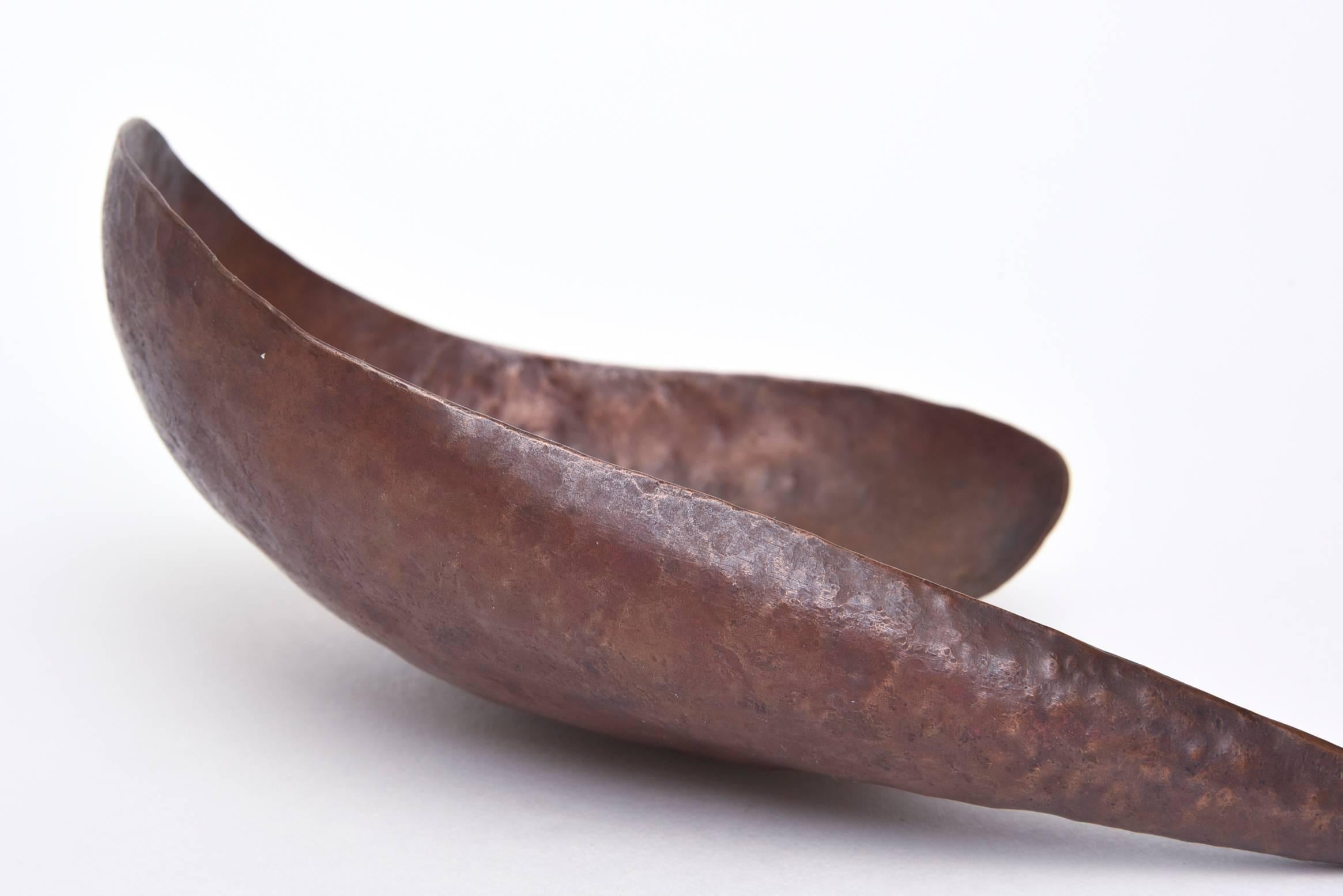 Mid-20th Century Jean Arp Inspired Hand-Hammered Patinated Bio-Morphic Sculpture/Object