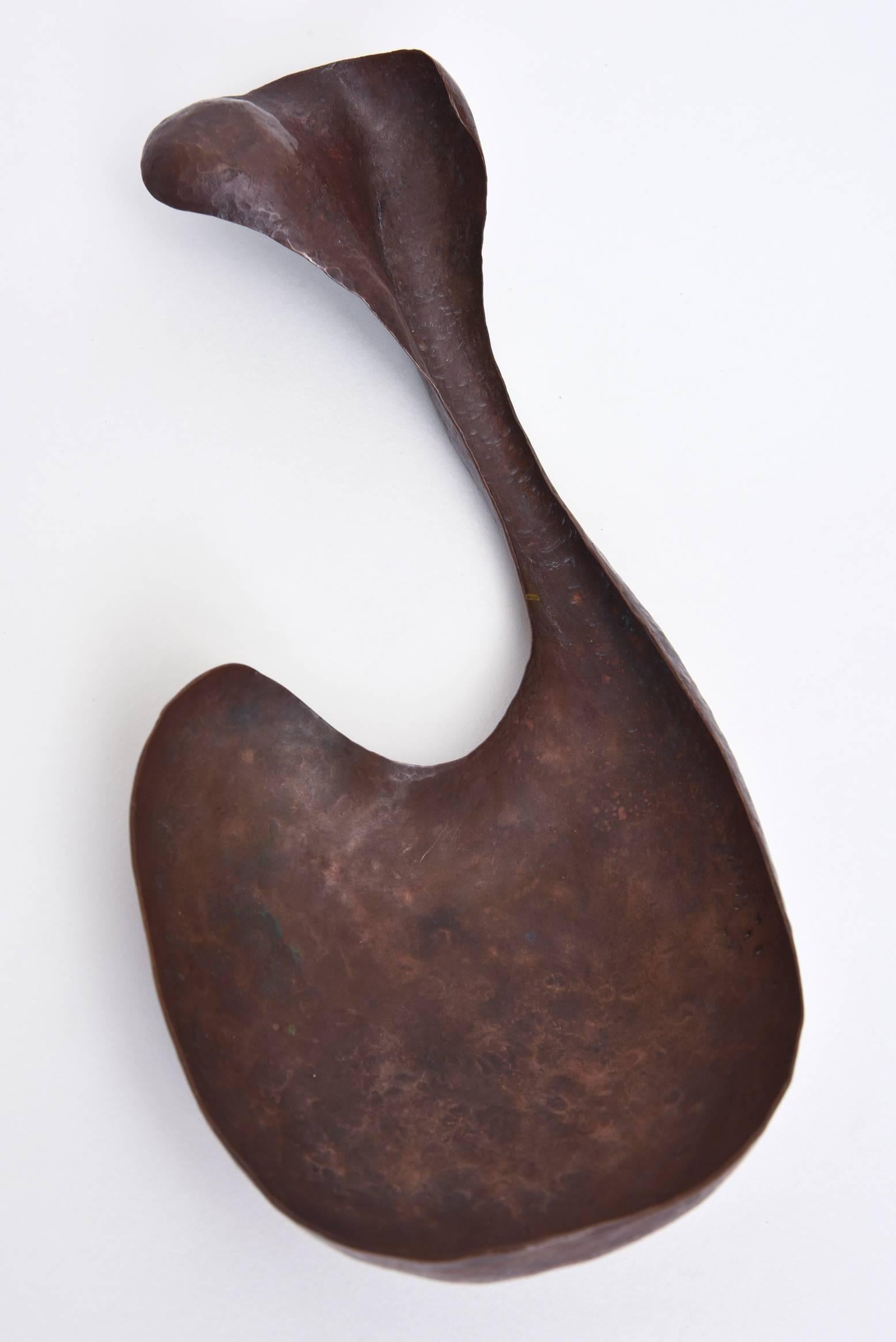 Jean Arp Inspired Hand-Hammered Patinated Bio-Morphic Sculpture/Object 1