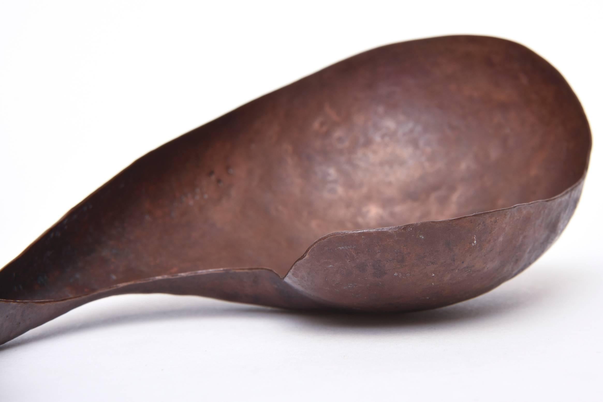 Mid-Century Modern Jean Arp Inspired Hand-Hammered Patinated Bio-Morphic Sculpture/Object