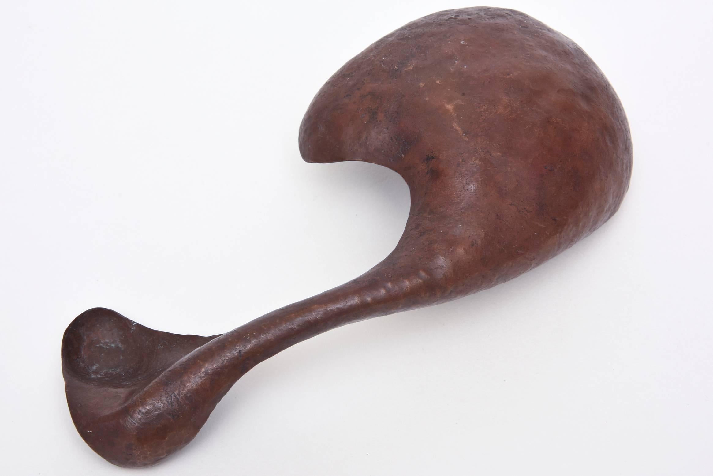 Jean Arp Inspired Hand-Hammered Patinated Bio-Morphic Sculpture/Object 2