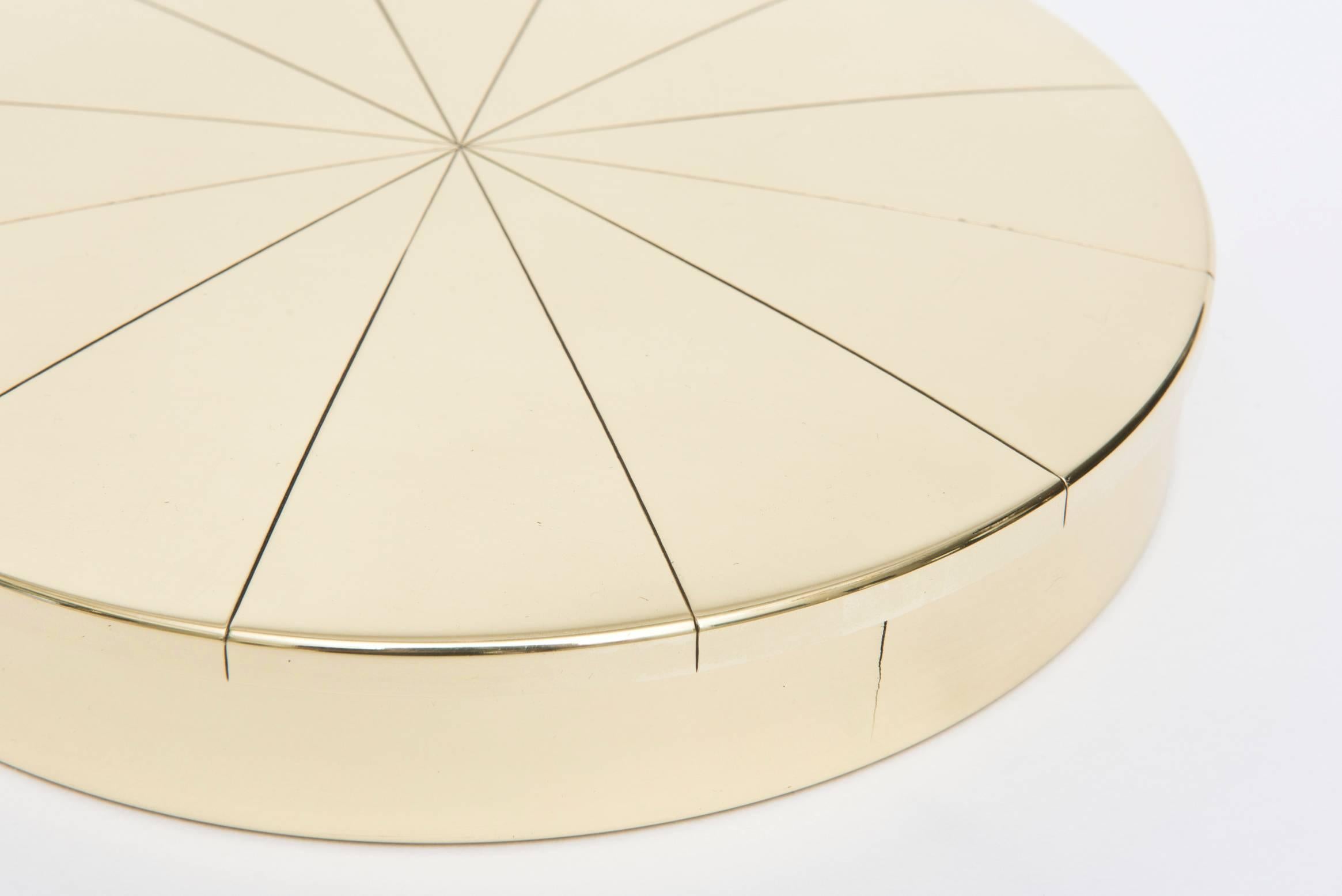Américain Tommi Parzinger Brass Box Mid-Century Modern en vente