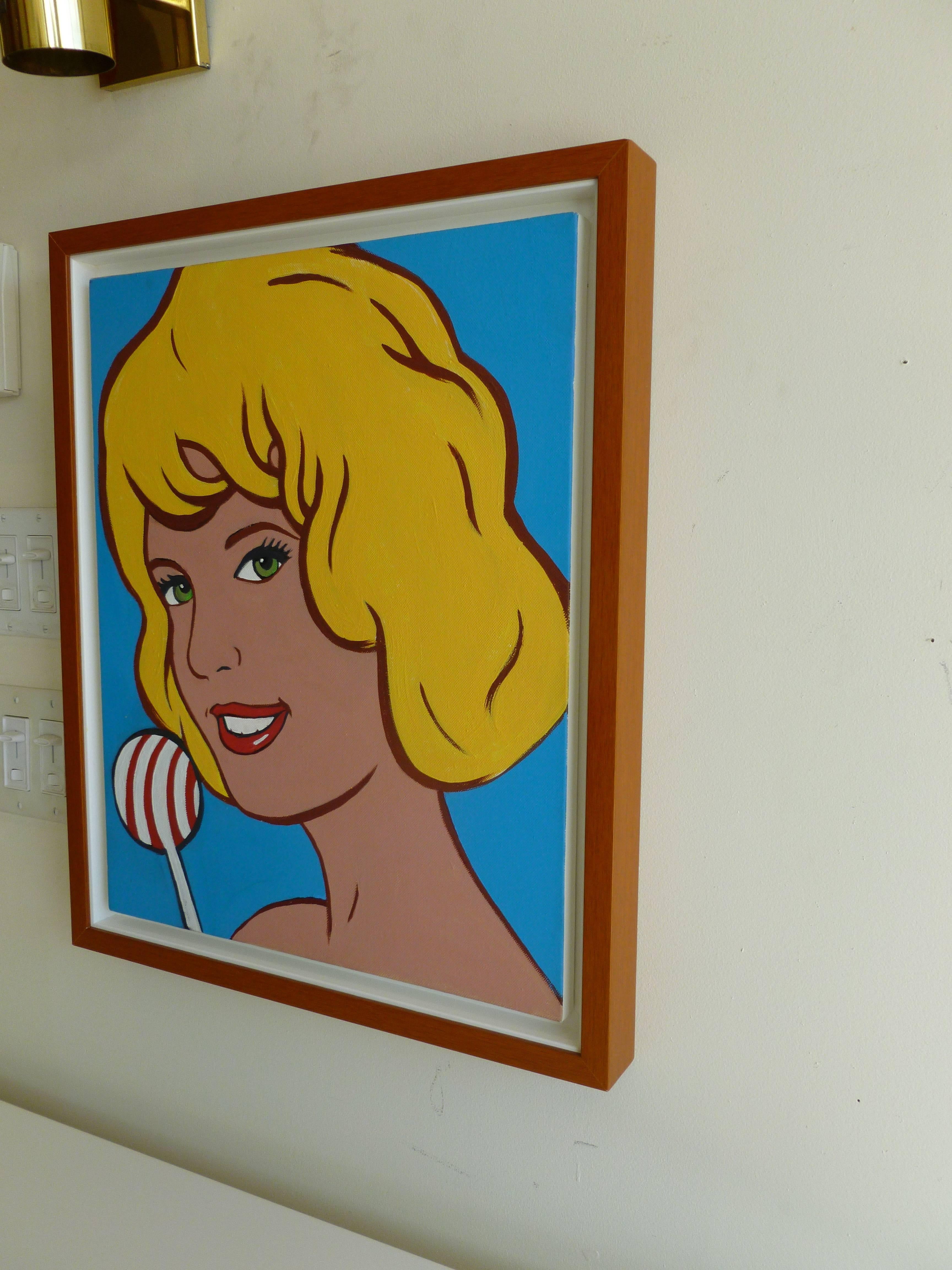  Marjorie Strider Acrylic on Canvas Pop Art Painting Entitled 