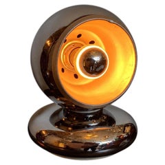A Goffredo Reggiani 1970's Eye Ball Chrome Table Lamp