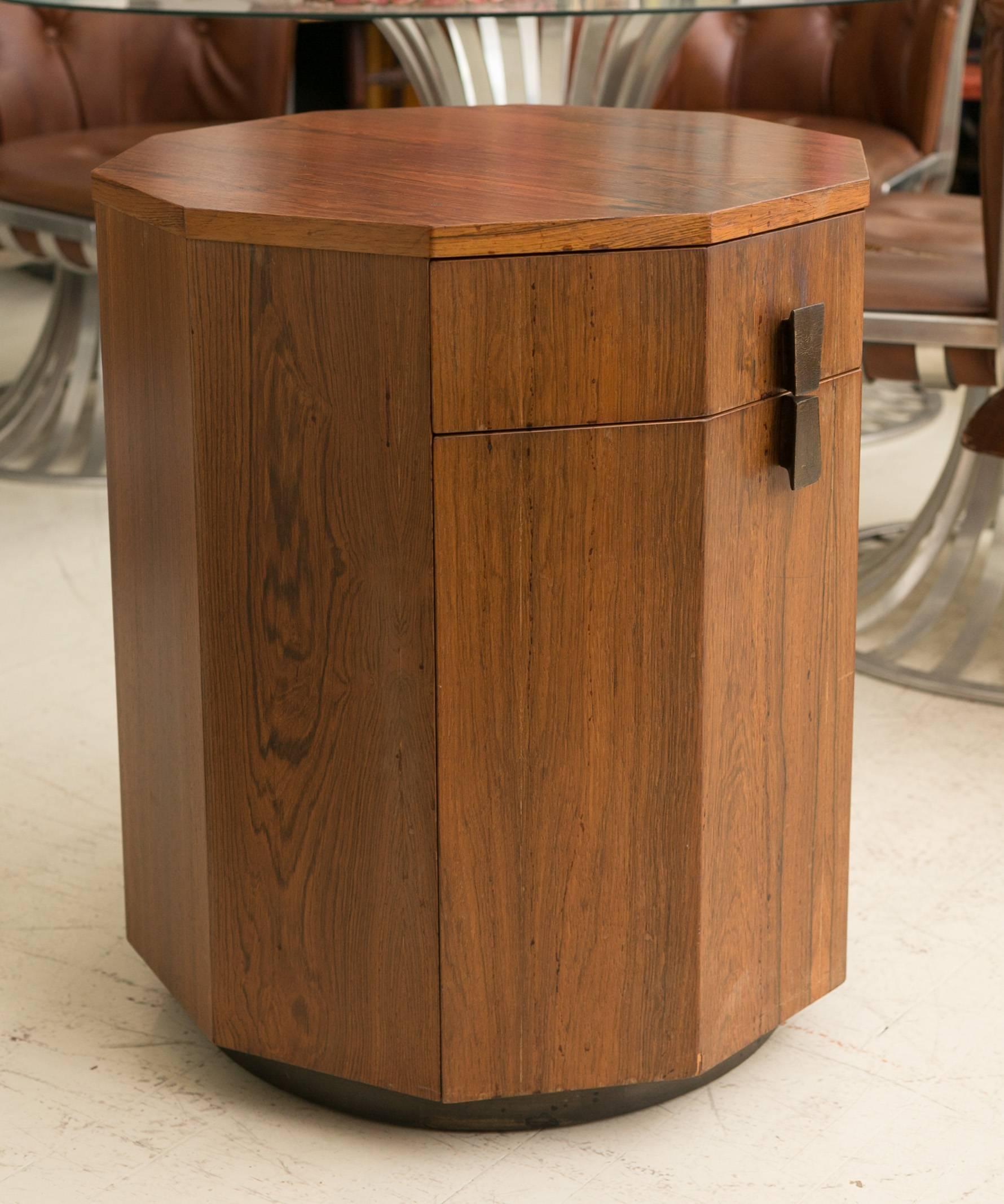 Harvey Probber Rosewood Bar Cabinet In Excellent Condition In Miami, FL