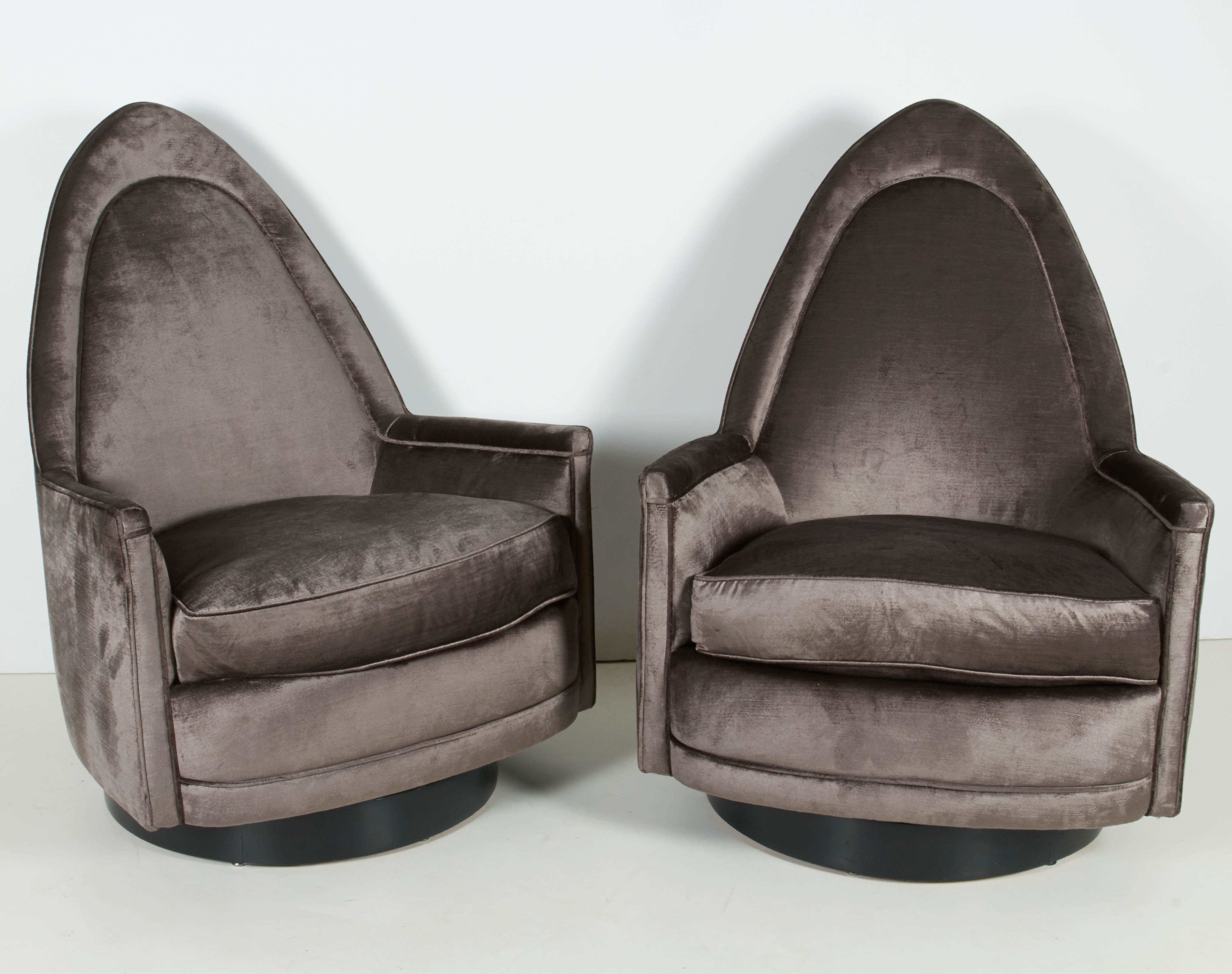 Milo Baughman Tilt & Swivel Chairs